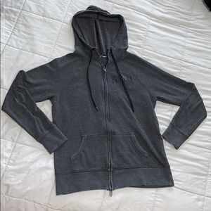 Victoria Sport Charcoal Gray Zipper Hoodie Medium